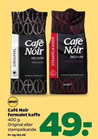 Netto Original kaffe formalet tilbud