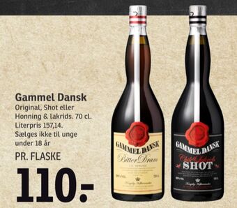 SPAR Gammel dansk bitter tilbud