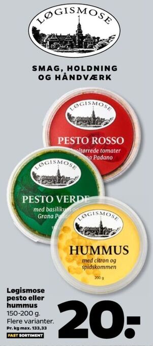 Netto Løgismose pesto tilbud