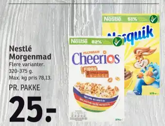 Fitness morgenmadsprodukt