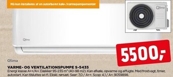 jem & fix Varme- og ventilationspumpe s-5435 tilbud