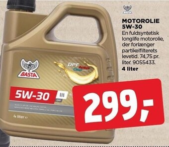 jem & fix Motorolie 5w-30 tilbud