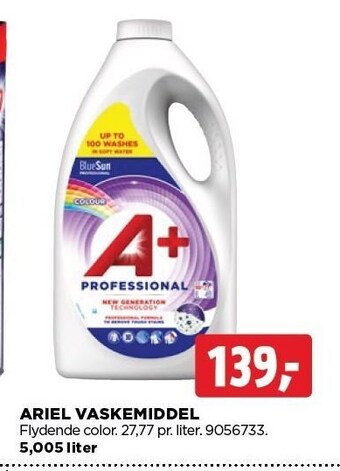 jem & fix Ariel vaskemiddel tilbud