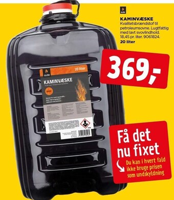 jem & fix Kaminvæske tilbud