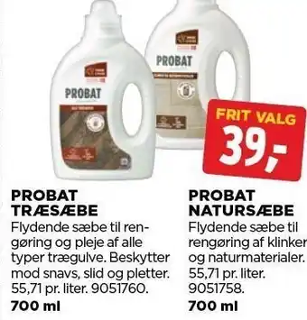 jem & fix Probat træsæbe el. natursæbe tilbud