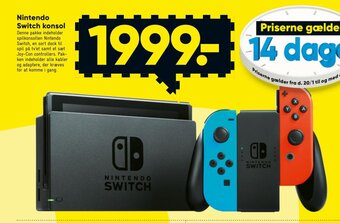 Bilka Nintendo Switch Konsol tilbud
