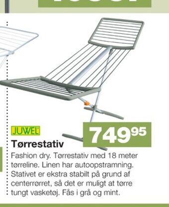 Bauhaus Juwel tørrestativ tilbud