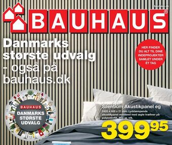 Bauhaus Acupanels akustikpanel tilbud