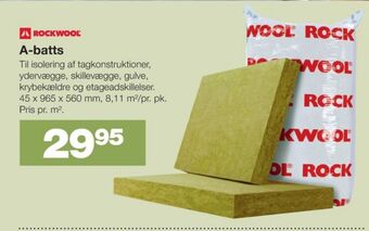 Rockwool isolering