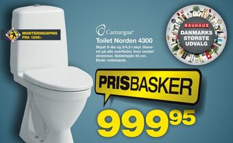 Bauhaus Camargue toilet tilbud