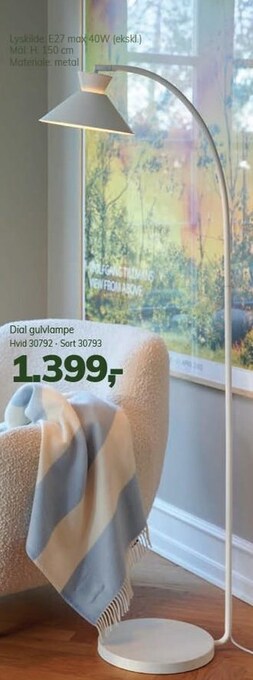 Daells Bolighus Dial gulvlampe tilbud