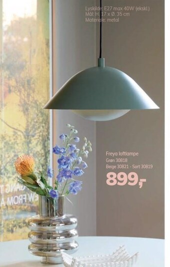 Daells Bolighus Freya loftlampe tilbud