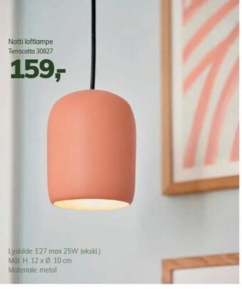 Daells Bolighus Notti loftlampe tilbud