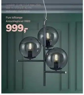 Daells Bolighus Pure loftslampe tilbud