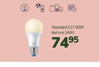 Standard e27 60w