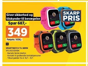 Power Smartwatch til børn tilbud