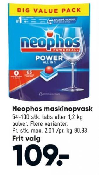 Neophos maskinopvask-pulver