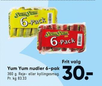 Bilka Yum yum nudler tilbud