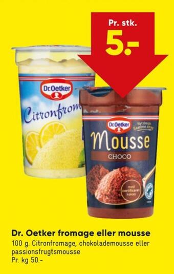Bilka Dr oetker fromage citron tilbud