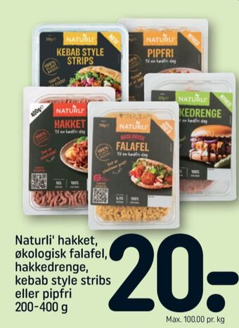 REMA 1000 Naturli' plantefars tilbud