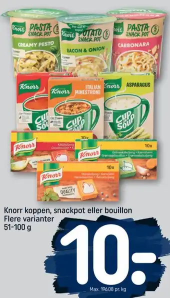 REMA 1000 Cup a soup instant retter tilbud