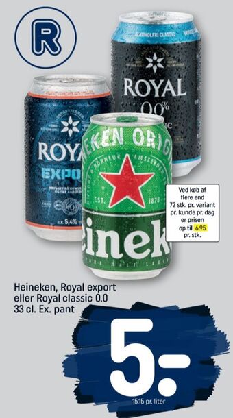REMA 1000 0,0 classic øl - alkoholfri tilbud