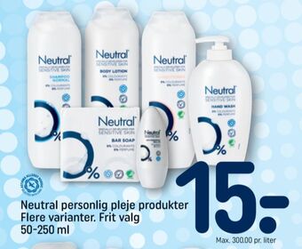 REMA 1000 Neutral shampoo tilbud