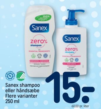 REMA 1000 Sanex shampoo tilbud