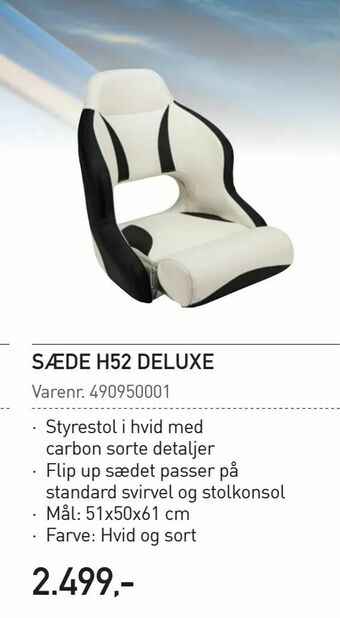 Thansen Sæde h52 deluxe tilbud