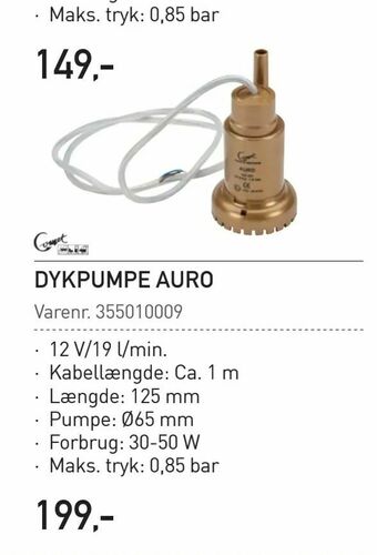 Thansen Dykpumpe auro tilbud