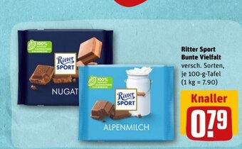 REWE DE Ritter Sport Bunte Vielfalt tilbud