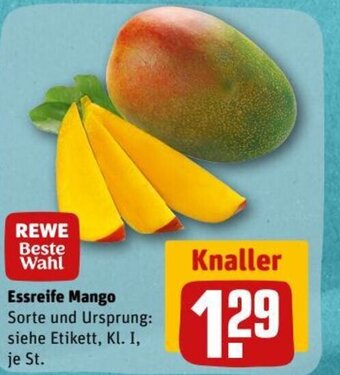 REWE DE Essreife Mango tilbud