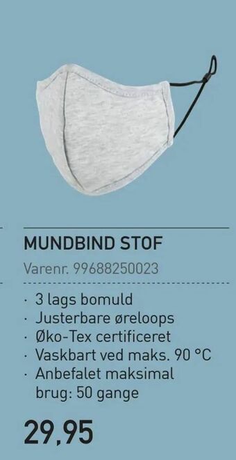 Mundbind stof