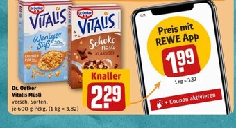 REWE DE Dr.Oetker Vitalis Müsli tilbud