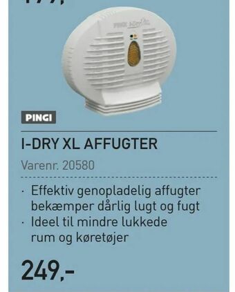 Thansen I-dry xl affugter tilbud