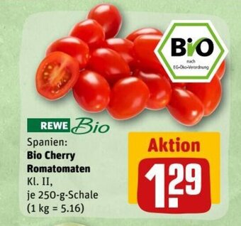 REWE Bio Cherry Romatomaten tilbud