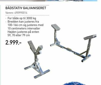 Bådstativ galvaniseret