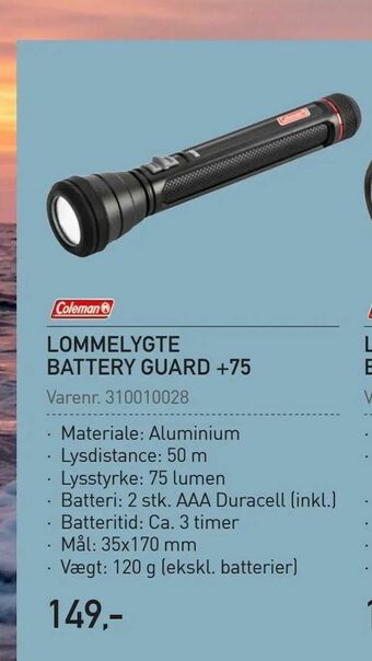 Thansen Lommelygte battery guard +75 tilbud
