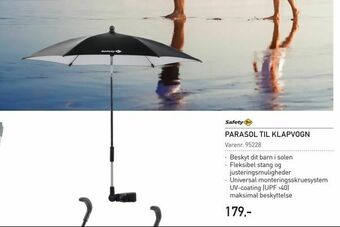 Thansen Parasol til klapvogn tilbud