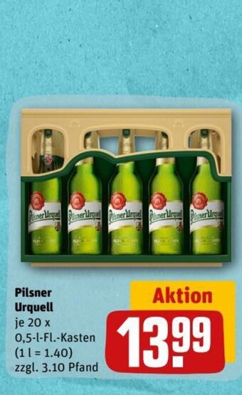 REWE DE Pilsner Urquell tilbud
