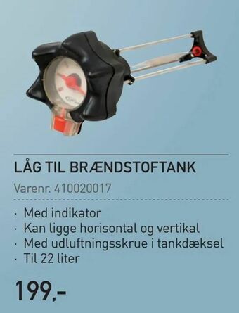 Thansen Låg til brændstoftank tilbud