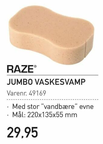 Thansen Jumbo vaskesvamp tilbud