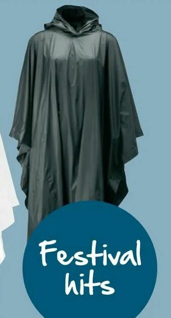 Thansen Poncho med hætte tilbud