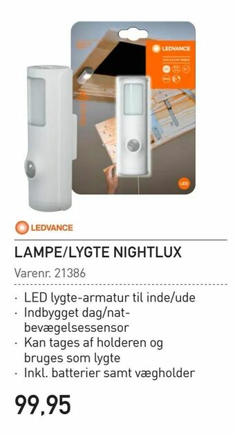 Thansen Lampe/lygte nightlux tilbud