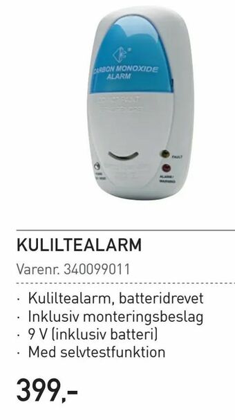 Kuliltealarm
