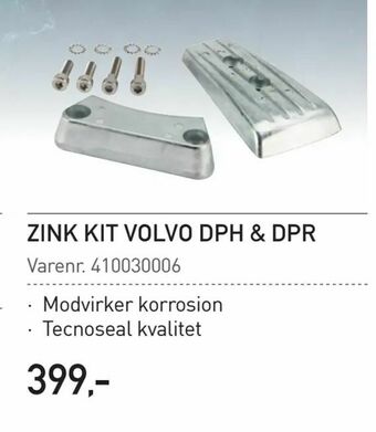 Zink kit volvo dph & dpr