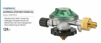 Thansen Gasregulator med håndhjul tilbud