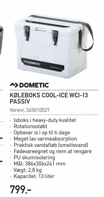 Thansen Køleboks cool-ice wci-13 passiv tilbud