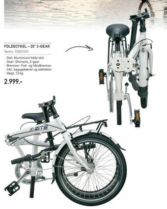 Thansen Foldecykel - 20" 3-gear tilbud