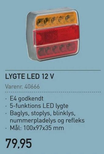 Thansen Lygte led 12 v tilbud